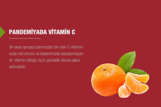 Pandemiyada Vitamin C’nin vacibliyi